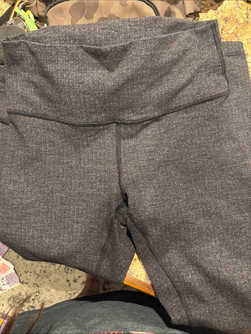 Lululemon Gray High-Rise Active Leggings